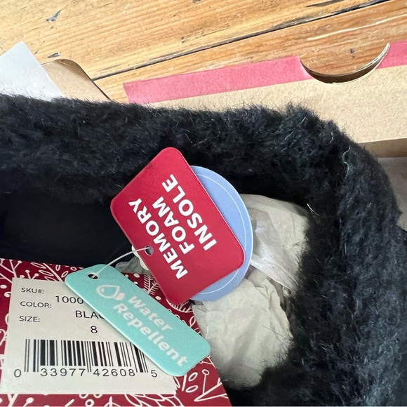 Muk Luks NIB women’s size 8 black - Picture 16 of 16